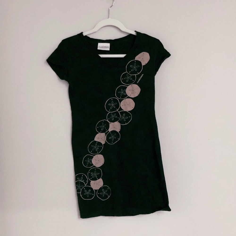Marushka black t-shirt dress